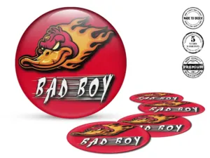 Domed Badges Perfect Car Rim Decal